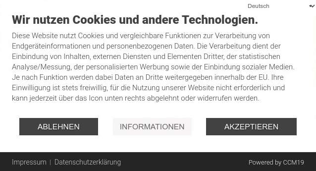 Cookie Banner