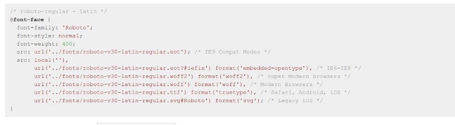 Embed CSS code